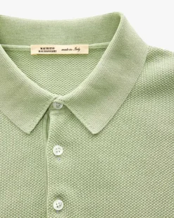 Strick-Poloshirt