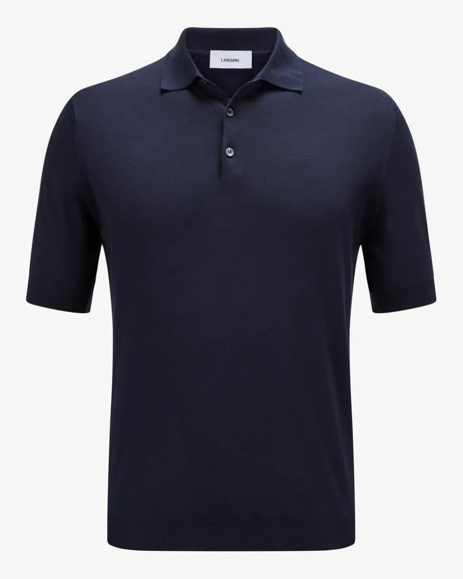 Strick-Poloshirt