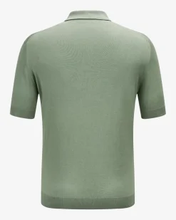 Strick-Poloshirt