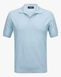 Strick-Poloshirt