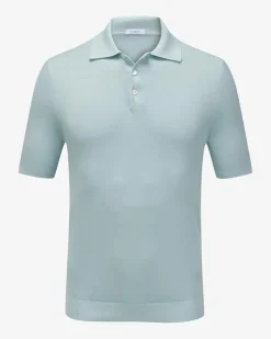 Strick-Poloshirt