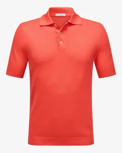 Strick-Poloshirt