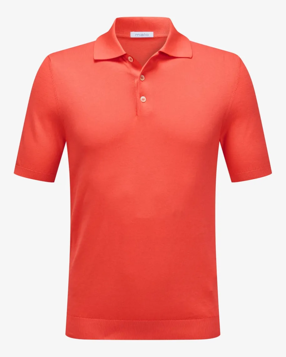 Strick-Poloshirt