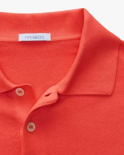 Strick-Poloshirt