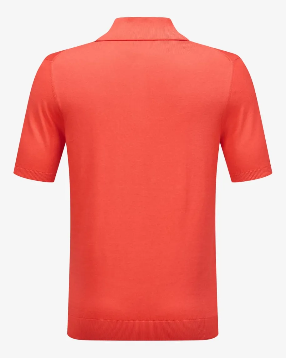 Strick-Poloshirt