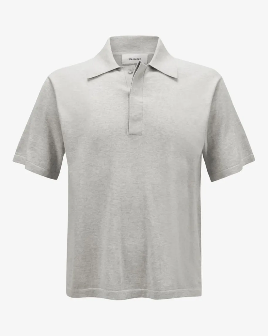 Strick-Poloshirt