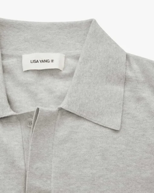 Strick-Poloshirt