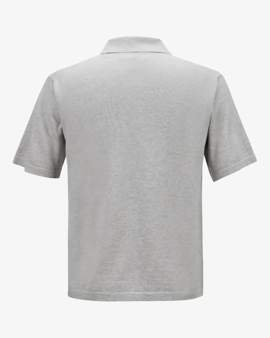 Strick-Poloshirt