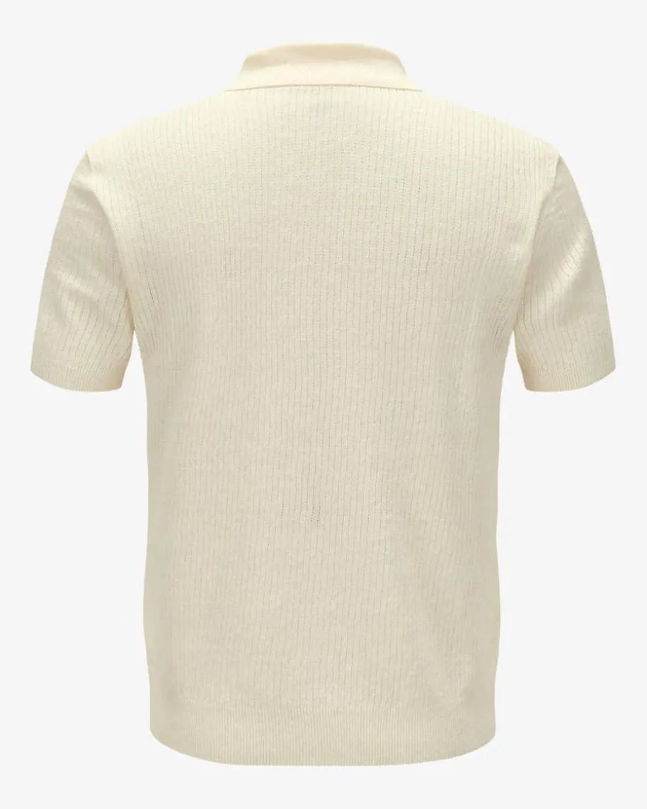 Strick-Poloshirt