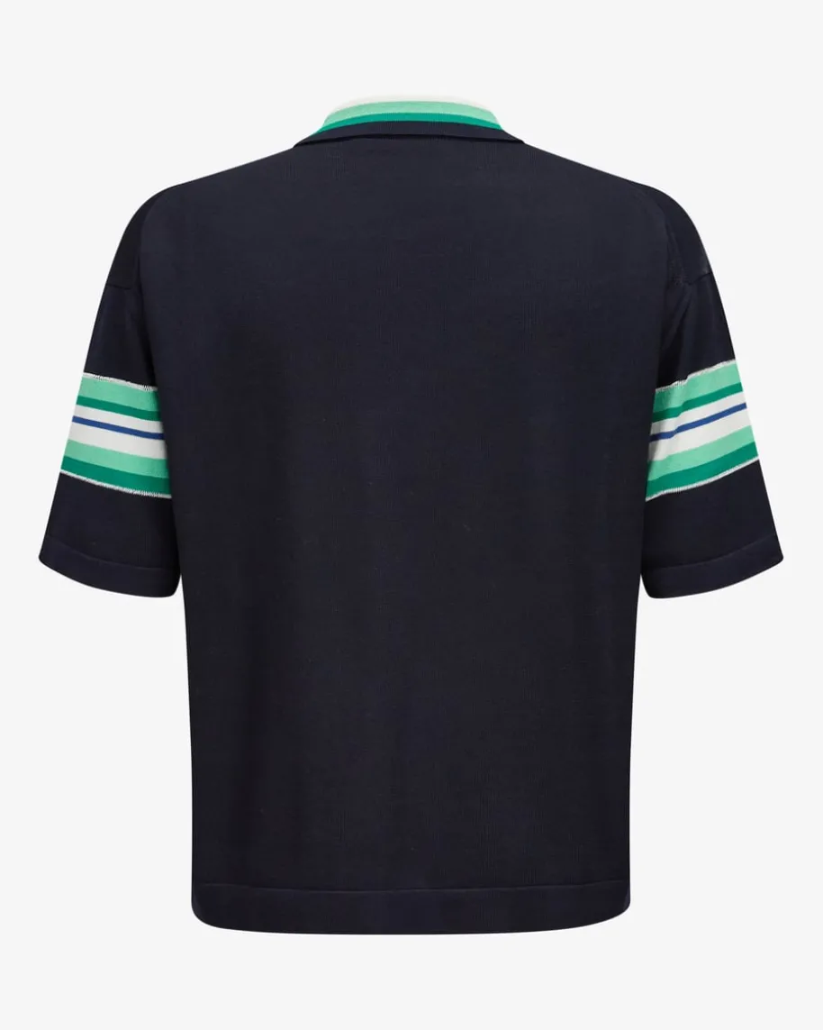 Strick-Poloshirt