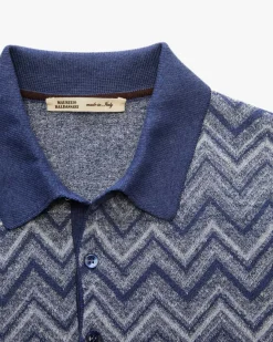Strick-Poloshirt