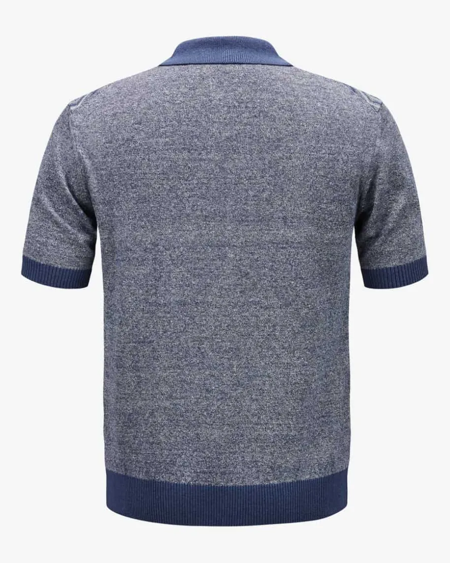 Strick-Poloshirt