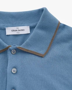Strick-Poloshirt