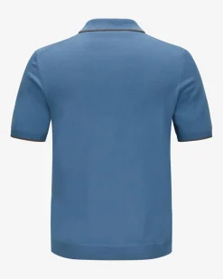 Strick-Poloshirt