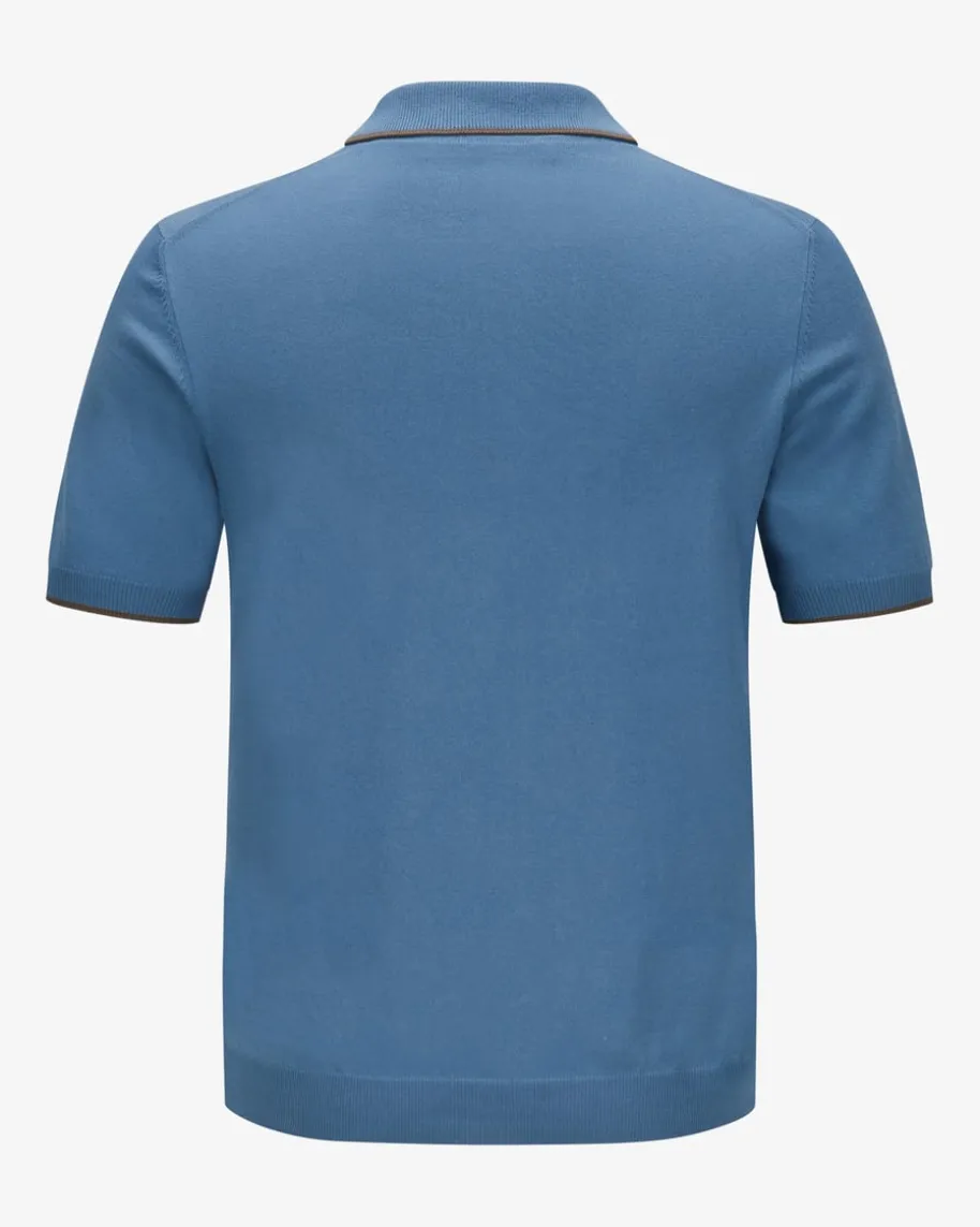 Strick-Poloshirt