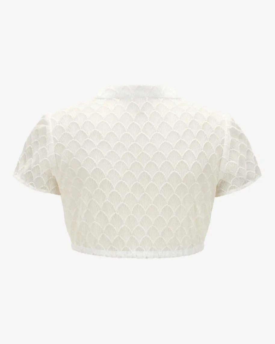 Suri Dirndlbluse Semi-Transparent