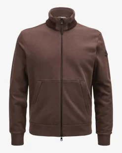 Sweatjacke aus Baumwolle und Cashmere