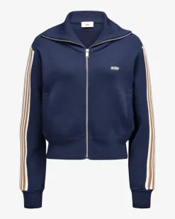 Sweat-Strickjacke