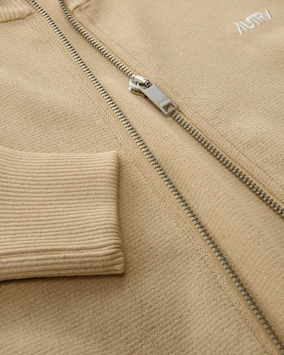 Sweat-Strickjacke