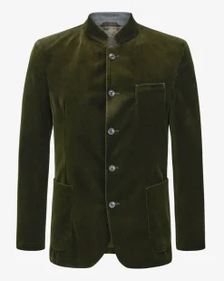 Tesso Sakko Shaped Fit aus Baumwoll-Samt
