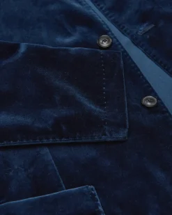 Tesso Sakko Shaped Fit aus Baumwoll-Samt