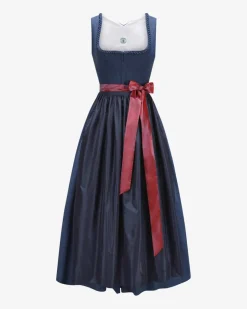 Theresa Dirndl lang mit Seidenschürze