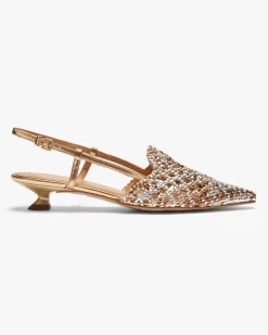 Trenzado Slingback-Pumps