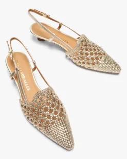 Trenzado Slingback-Pumps