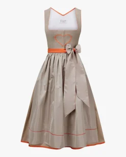 Valentina Midi-Dirndl mit Seidenschürze