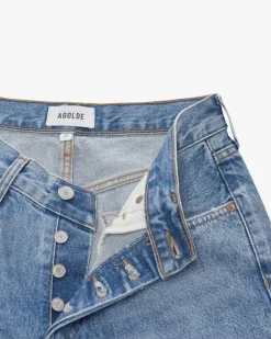 V-Waist Baggy Jeans