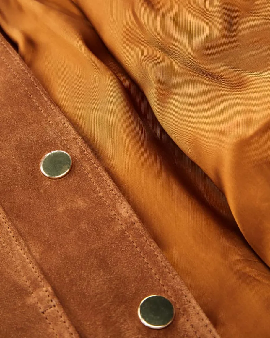 Walters Cropped Barn Lederjacke