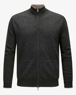 Wende-Cashmere-Strickjacke