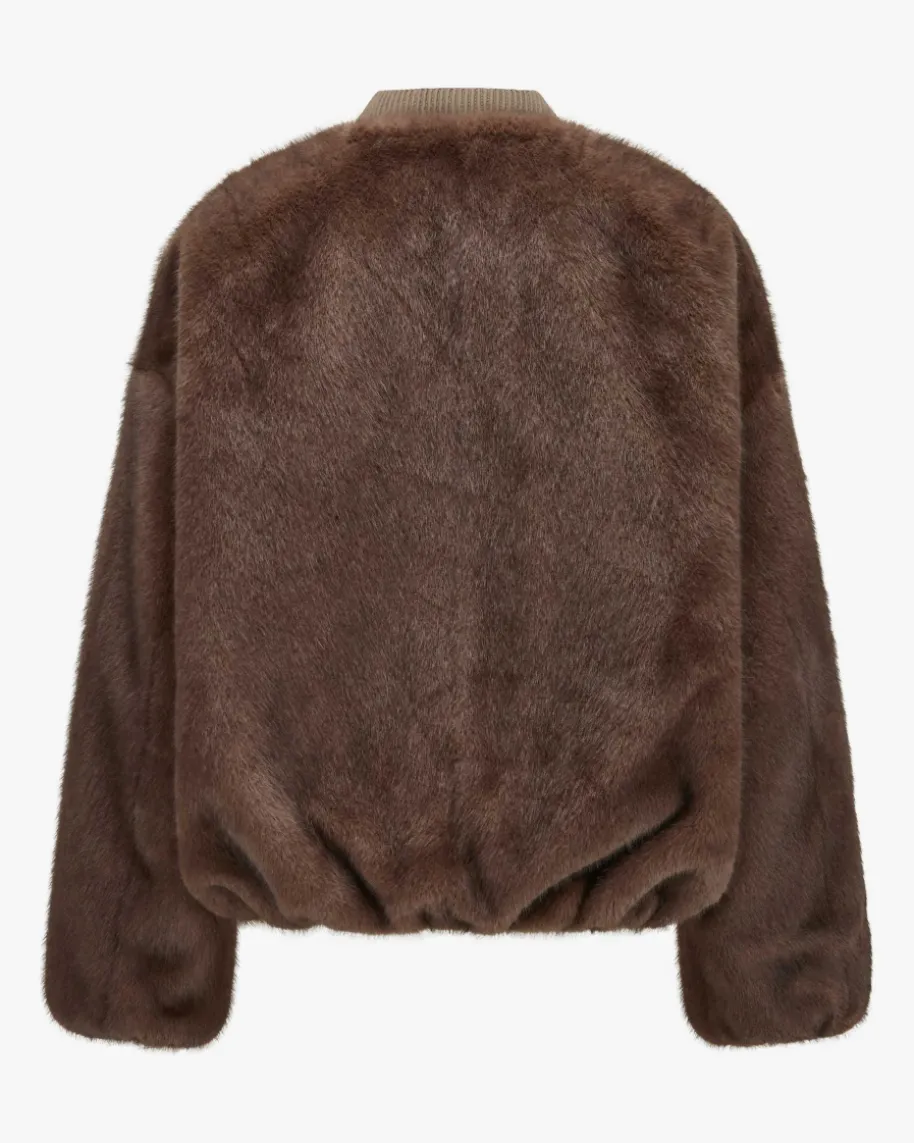 Wende-Kunstfellblouson