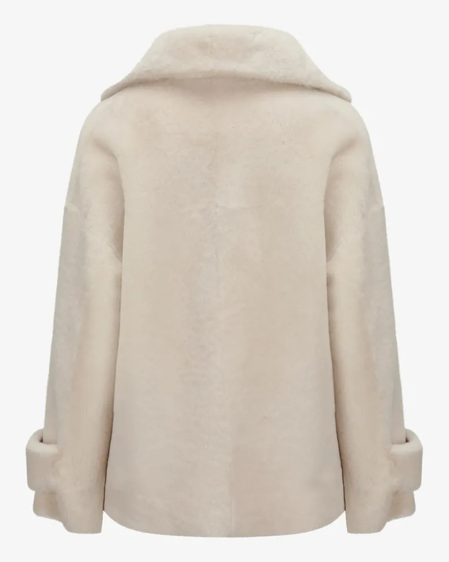 Wende-Lammfelljacke
