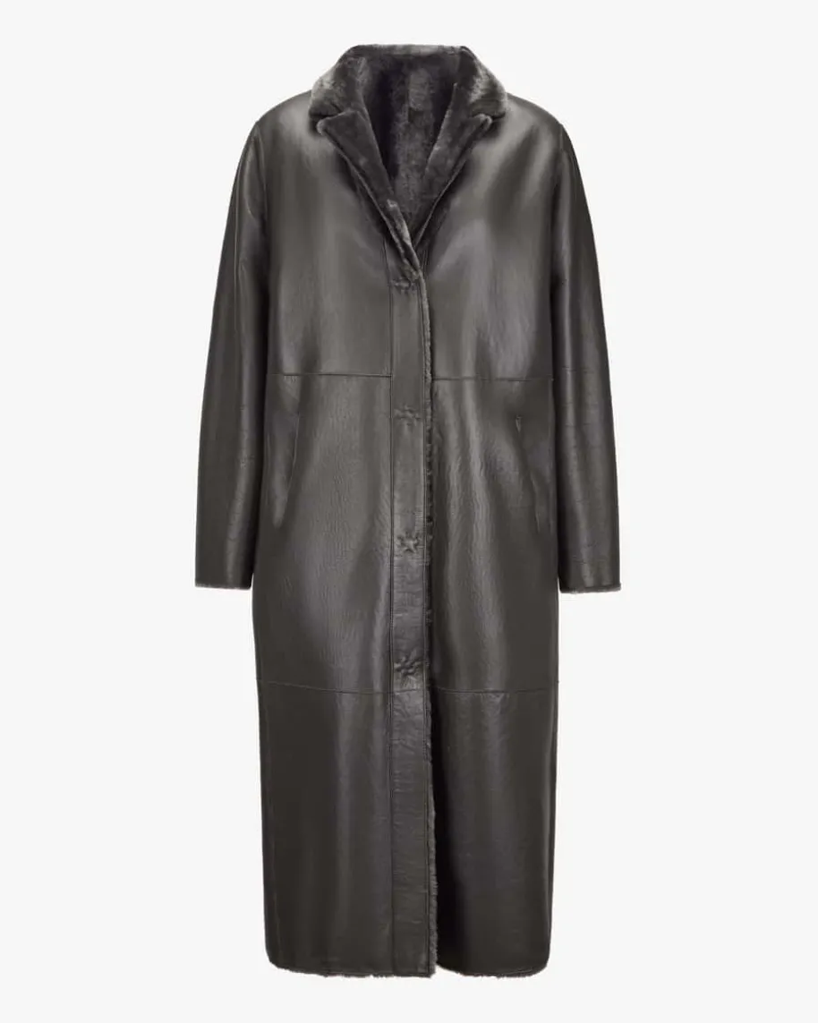 Wende-Lammfellmantel