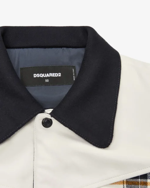 Western Leder-Wollblouson