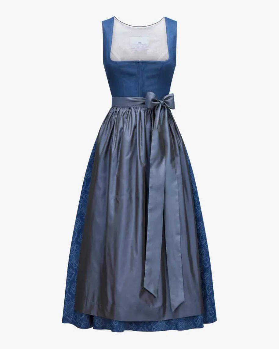 Wiesndirndl lang mit Schürze