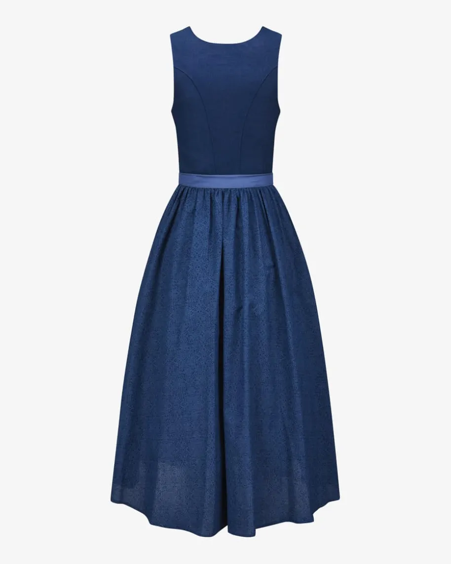 Wiesndirndl lang mit Schürze