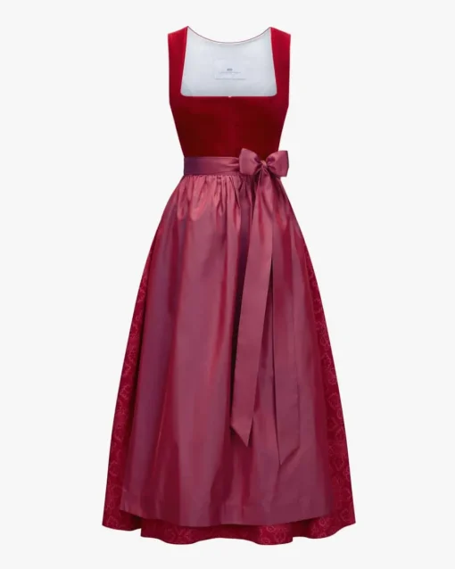 Wiesndirndl lang mit Schürze