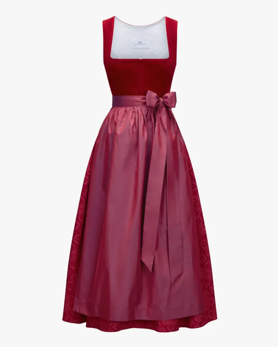Wiesndirndl lang mit Schürze