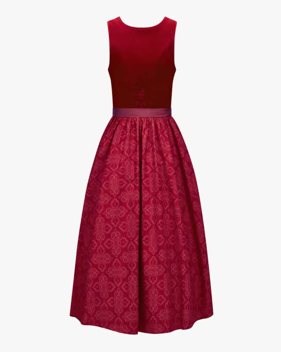 Wiesndirndl lang mit Schürze
