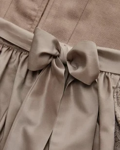 Wiesndirndl lang mit Schürze