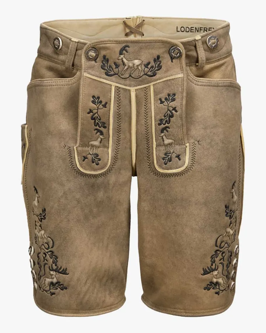 WL Lederhose kurz aus Hirschleder