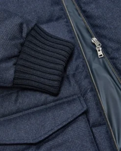 Woll-Cashmere-Steppjacke