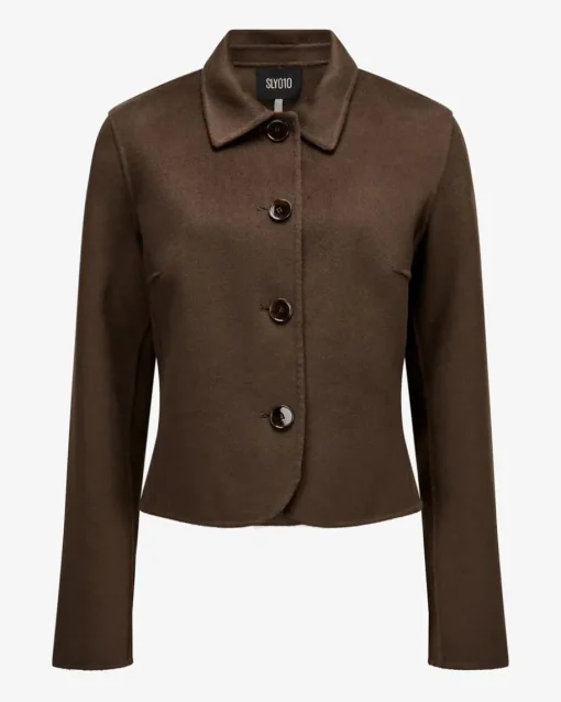 Woll-Seiden-Jacke
