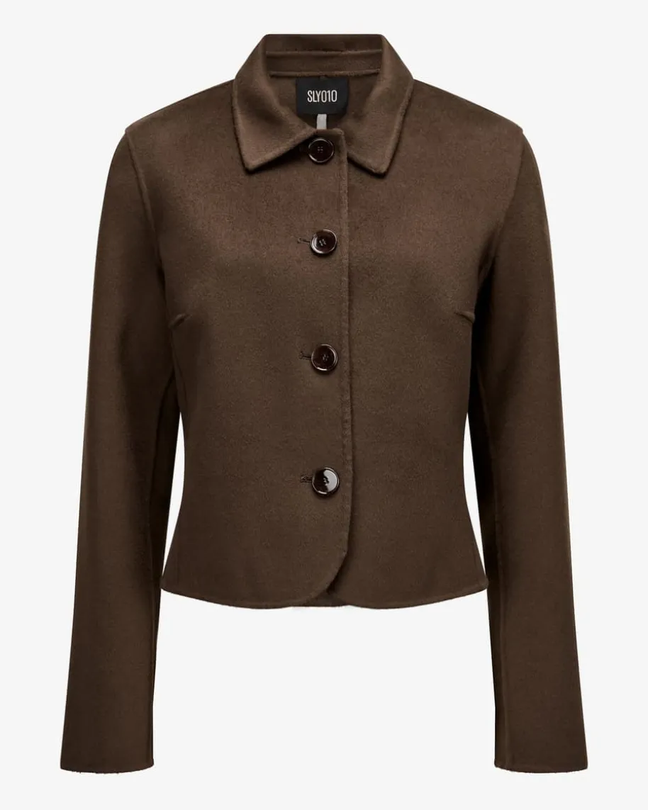 Woll-Seiden-Jacke