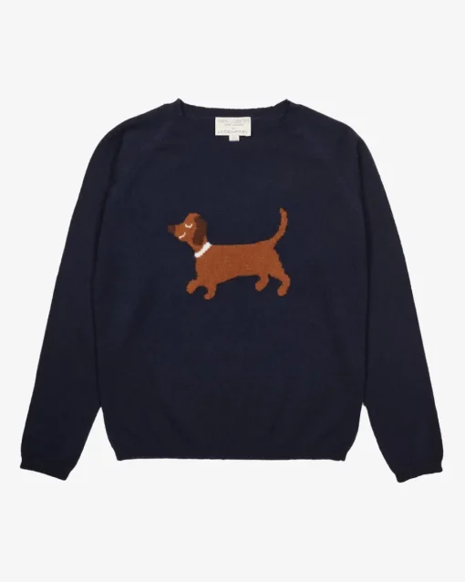 x LODENFREY Dackel Cashmere-Pullover
