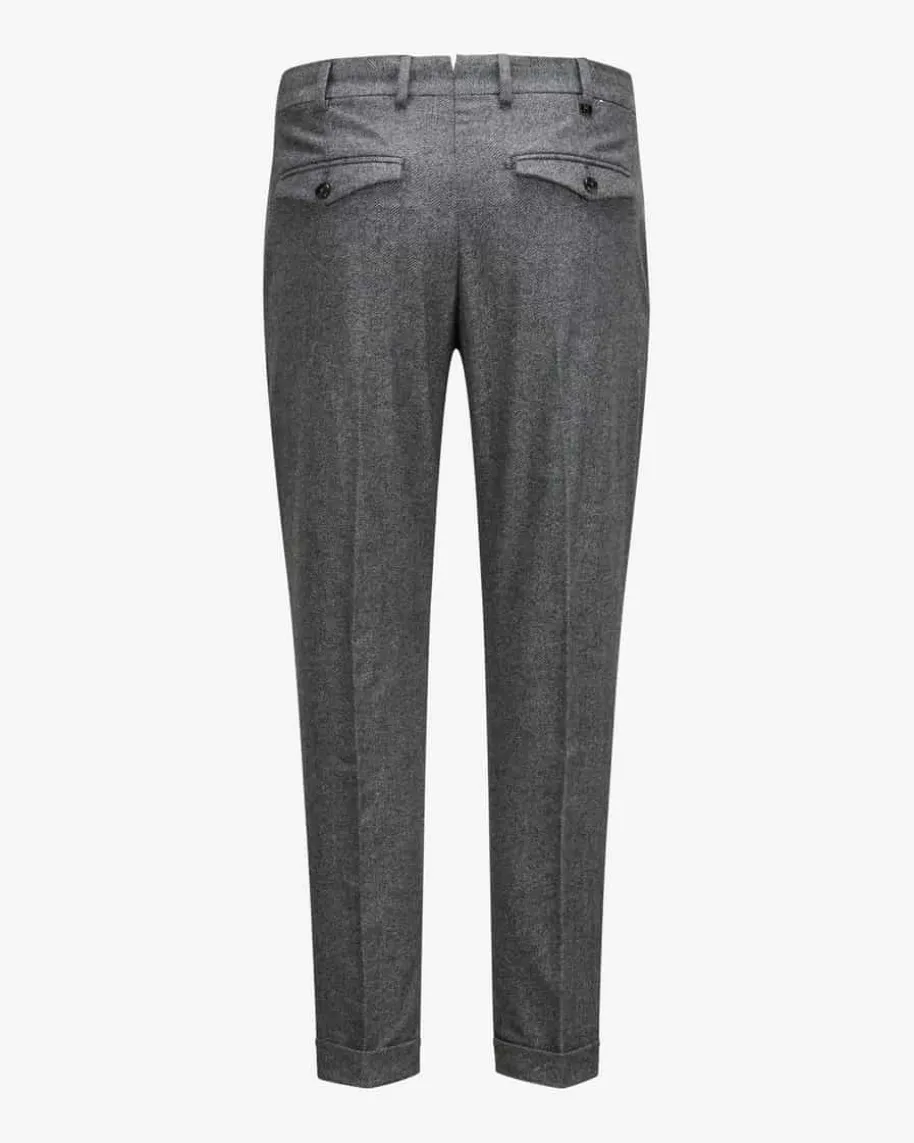 x LODENFREY Hose Rebel Fit Stretch aus Schurwoll-Cashmere-Mix