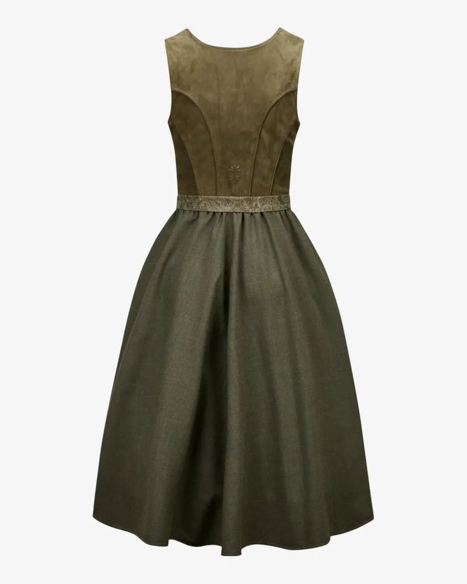 x LODENFREY Linderhof Dirndl lang mit Schürze