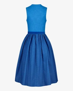 x LODENFREY Midi-Dirndl mit Seidenschürze